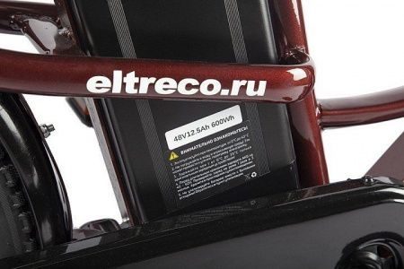 Велогибрид GREEN CITY e-ALFA LUX коричневый