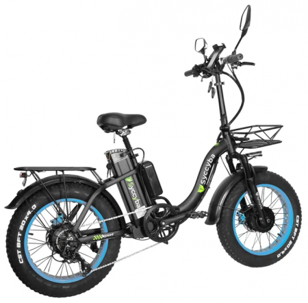 Электровелосипед SYCCYBA H2 (F11) DUAL BLUE