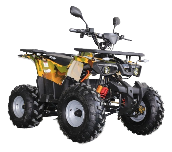 Квадроцикл GreenCamel Атакама T420 (60V 1500W 42Ah R8 Дифференциал) пониженная Армейский-желтый