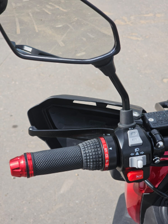 Электрический скутер Тур-Эндуро GT Tank 60AH 72V красный