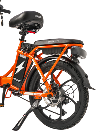 Электровелосипед Minako F7 оранжевый