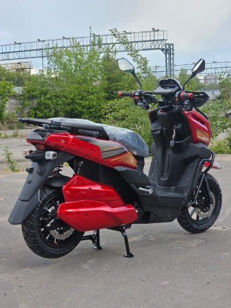 Электрический скутер Тур-Эндуро GT Tank 60AH 72V красный