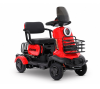Электроскутер четырехколесный Rutrike Квадро красный