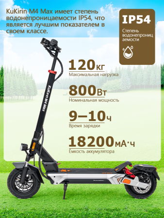 Электросамокат Kukirin M4 Max
