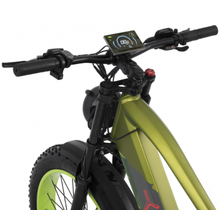 Электровелосипед Yokamura Dyna зеленый