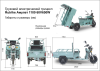 Грузовой электротрицикл Rutrike Амулет 1100 72V1000W бирюзовый