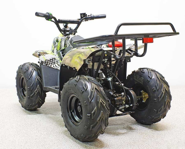 Квадроцикл GreenCamel Gobi K51 (36V 800W R7 Цепь) быстросъем, ножной тормоз, Зеленый экстрим
