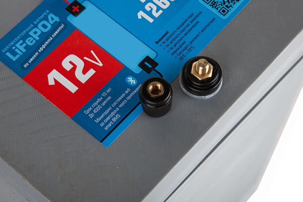 Аккумуляторная батарея LiFePo4 12V105Ah(100А) без дисплея, BMS смарт