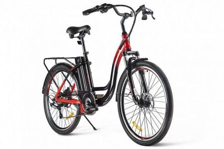 Велогибрид Eltreco White бело-серый